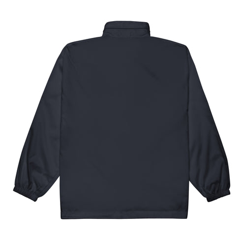 Gust Windbreaker in navy, back view