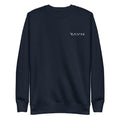 Beck Crewneck in navy, front view